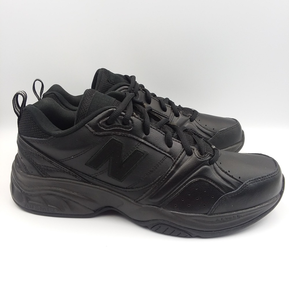 New Balance MX623AB2 Men's 9 Leather Triple Black Comfort Walking Shoes Sneakers - Picture 8 of 14